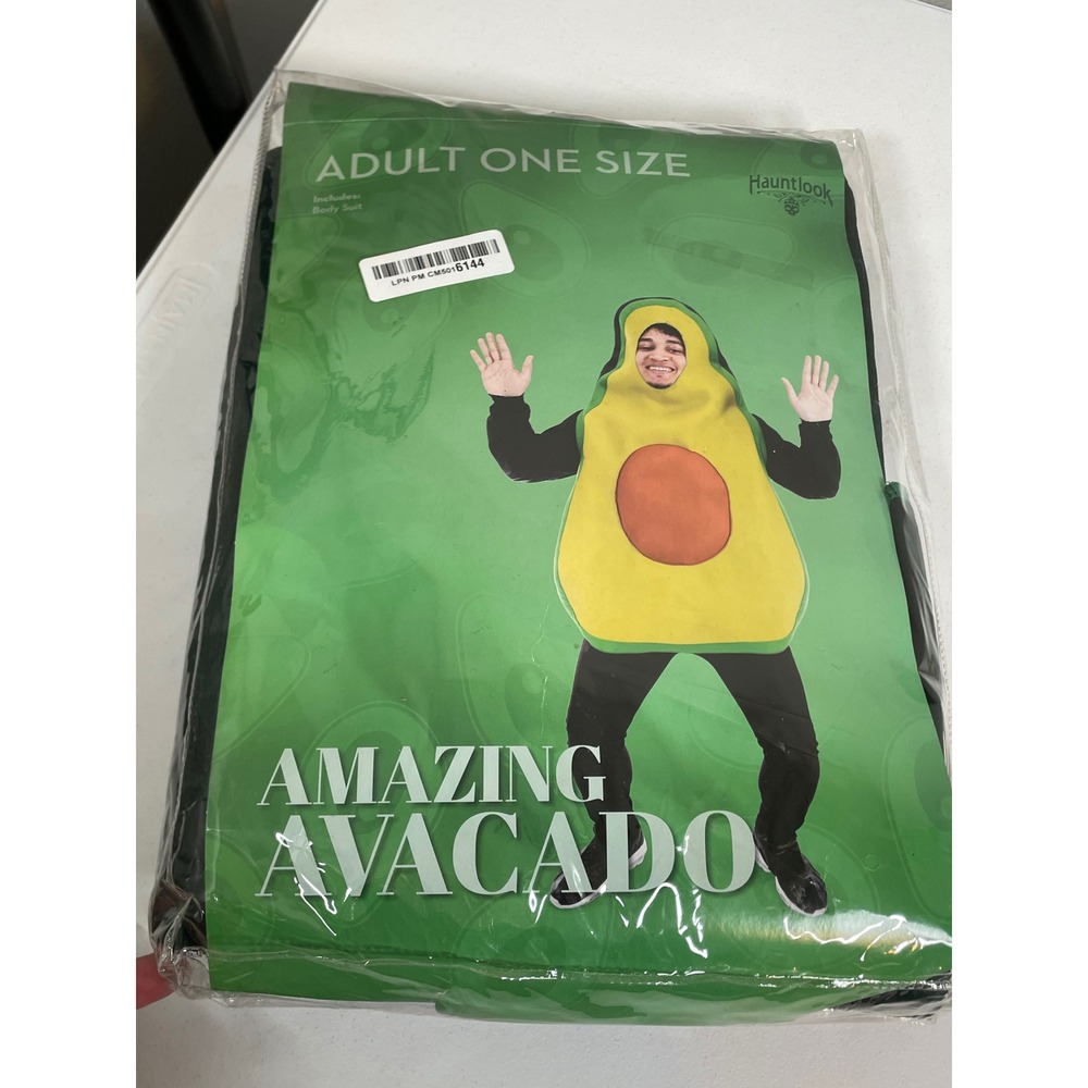 Hauntlook‎ Halloween Adult Costume Amazing Avocado One Size Men's Women's Party